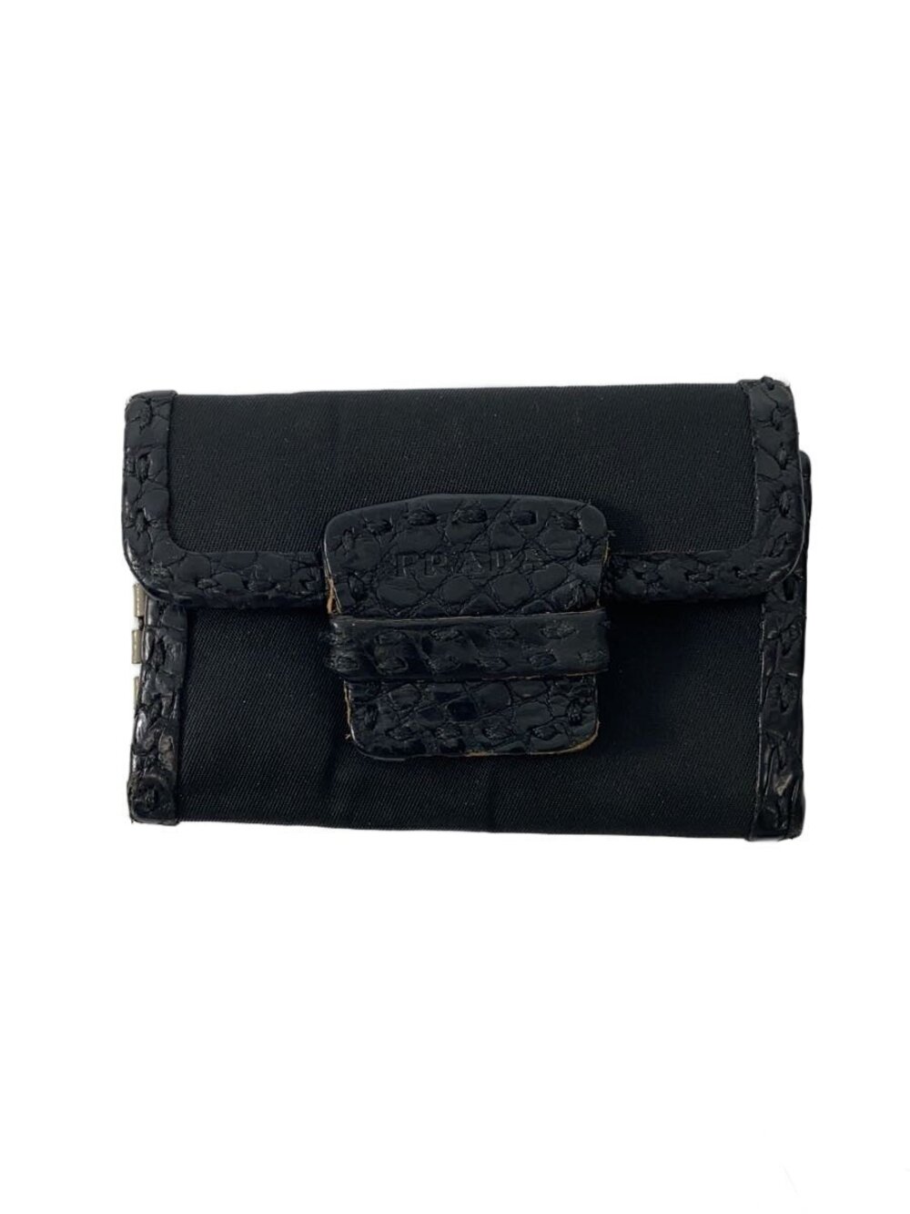 Prada Key Case Wallet Black